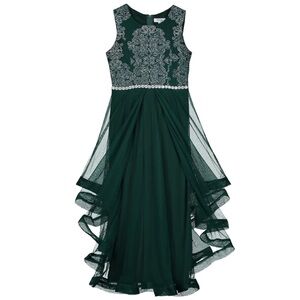 SPEECHLESS • Beaded Crinoline Trim Dress